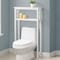 Alaterre Furniture Coventry 27"W x 48"H Bathroom Over Toilet Open Storage Shelf ANCT73WH - alternate 7